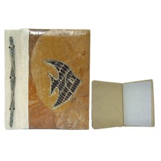 Natural Photo Album Large Yellow Leaf Fish Motif