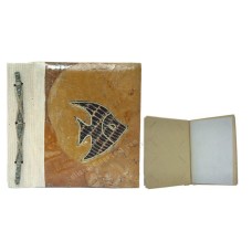 Natural Photo Album Small Yellow Leaf Fish Motif