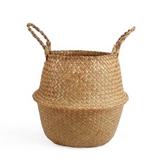 Woven Rattan Natural Plant Pot Basket 27 cm