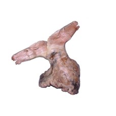 Parasite Wood Double Horse Head 23 cm