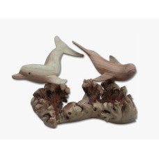 Parasite Wood Two Dolphins 14 cm