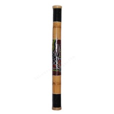 Bamboo Rainstick Painted Lizard 100 cm