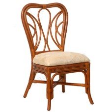 Rattan Verona Dining Chair Brown With Cushion