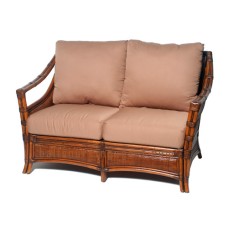 Rattan Latina Sofa Brown With Cushion