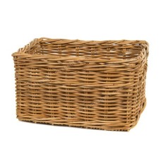 Rattan Basket Honey Brown Rectangular