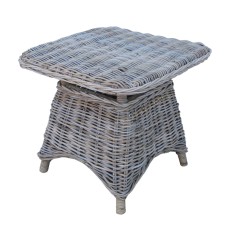 Grey Wash Rattan Erika Coffee Table