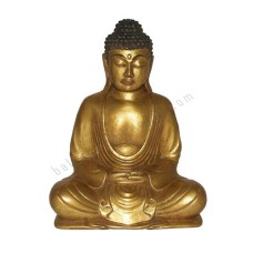 Resin Gold Black Buddha Meditation 50 cm