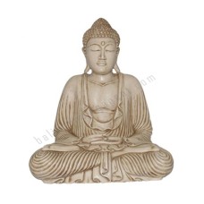 Resin Ivory Serenity Buddha Statue 50 cm