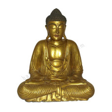 Resin Golden Serenity Buddha Statue 50 cm