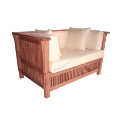 Teak Venice Two Seater Sofa