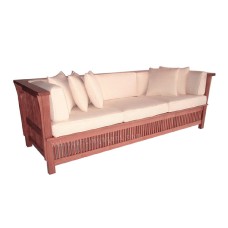 Teak Venice Three Seater Sofa