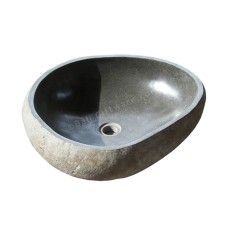 Bali Natural River Stone Sink Diameter 48 cm