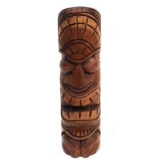 Wooden Brown Love Tiki Totem Pole 50 cm