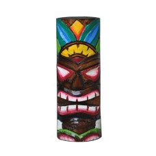 Green Leaf Hawaiian Tiki Totem Statue 15 cm