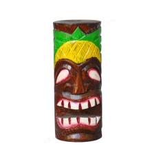 Pineapple Motif Hawaiian Style Tiki Totem 15 cm