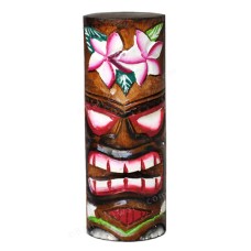 White Flower Hawaiian Tiki Totem Statue 20 cm