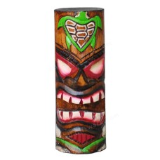 Turtle Motif Hawaiian Tiki Totem Sculpture 20 cm