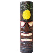 Hawaiian Pineapple Head Tiki Totem Pole 100 cm