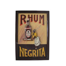 RHUM NEGRITA Wooden Wall Hanging Sign 60 cm