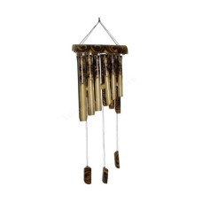 Bamboo Chime Burnt Motif 90 cm