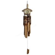 Bamboo Chime Burnt Flower Bird House 125 cm