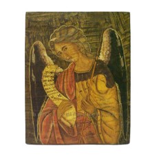 Wooden Hanging Art Painting Abstract Angel 30 cm