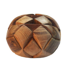 Double Oval Wooden Puzzle Large