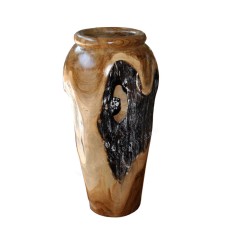 Reclaimed Teak Root Wooden Vase Natural 50 cm